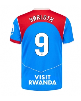 Atletico Madrid Alexander Sorloth #9 Maglia Gara Terza Repliche 2025-26 Maniche Corte